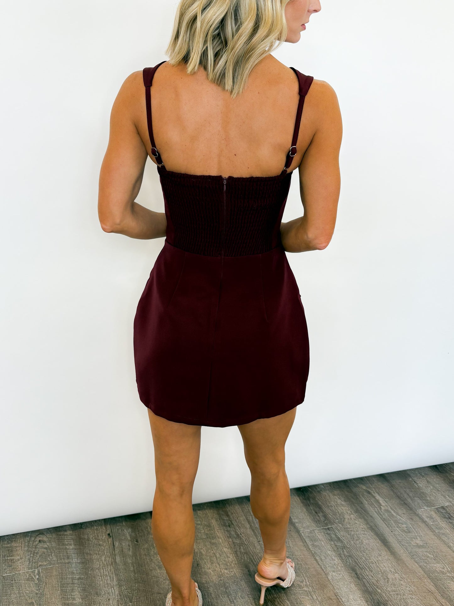 Nightfall Romper - WINE