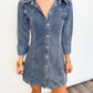 Buttoned Up Denim Dress