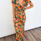 Autumn Glow Floral Maxi Dress