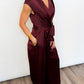 Cabernet Tie-Waist Jumpsuit