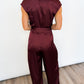 Cabernet Tie-Waist Jumpsuit