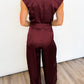 Cabernet Tie-Waist Jumpsuit