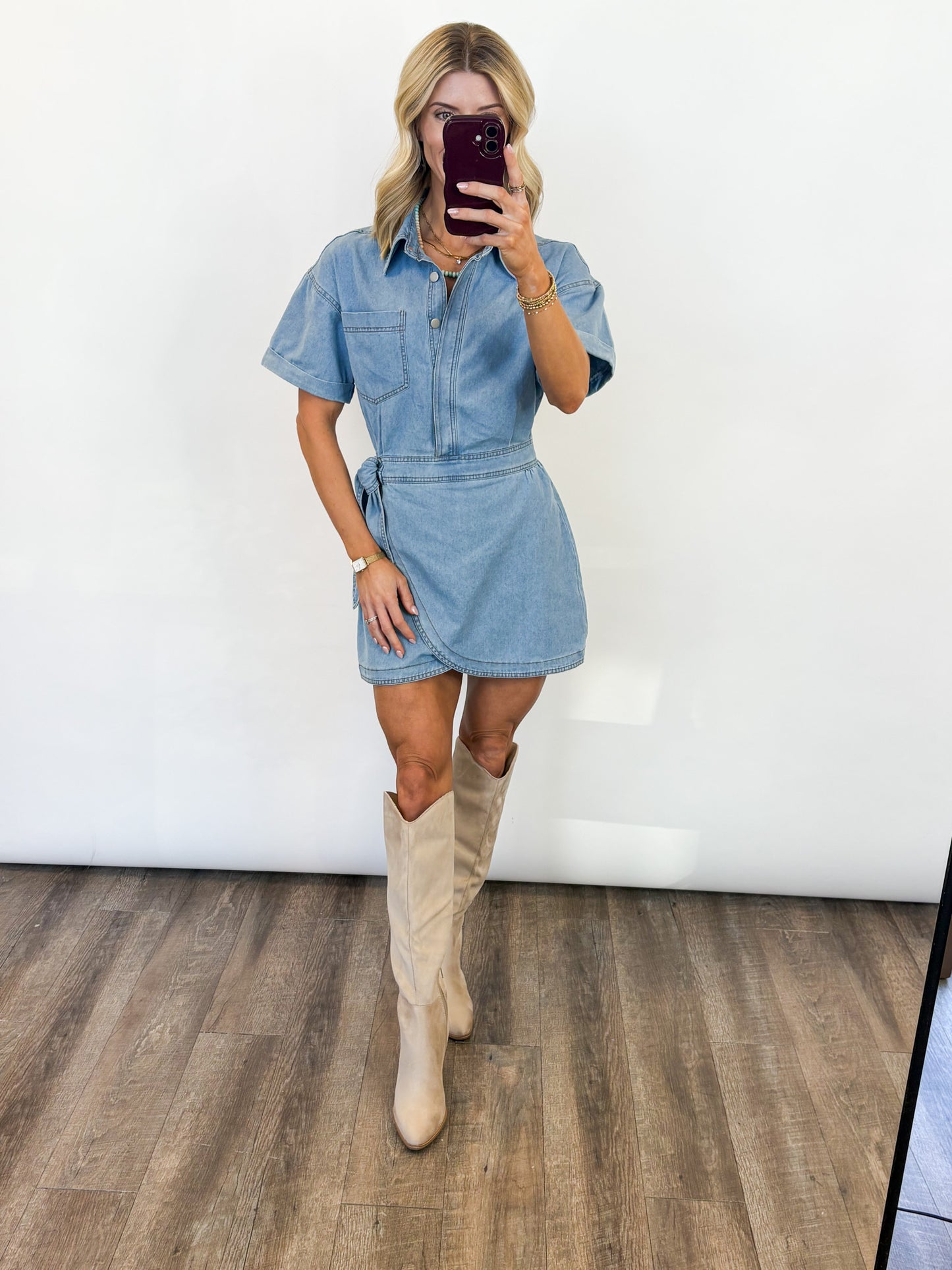 Harbor Day Denim Dress
