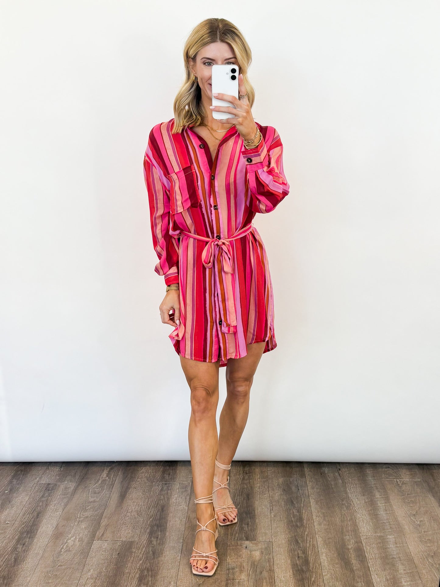 Pink Paloma Stripe Dress