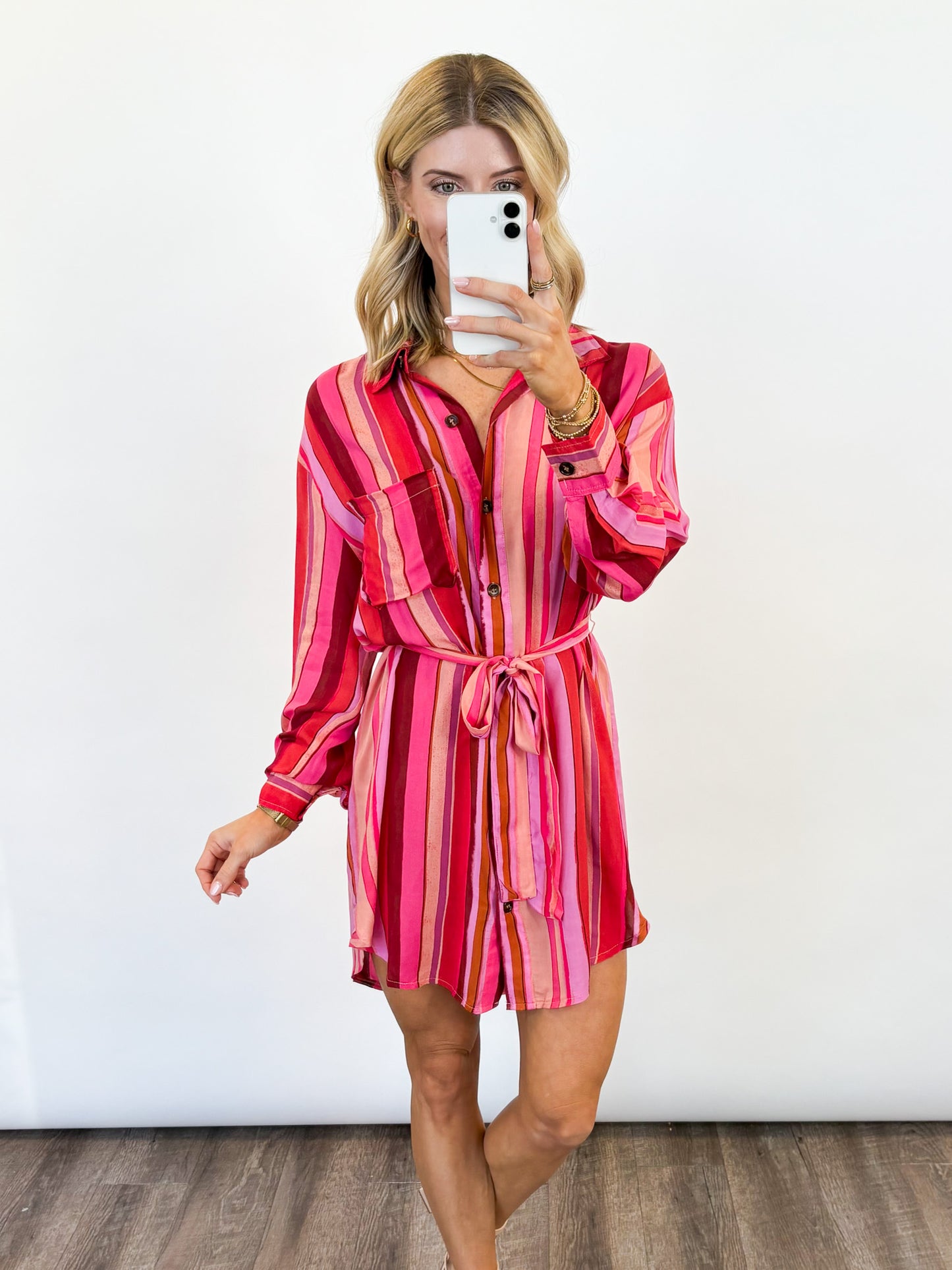 Pink Paloma Stripe Dress