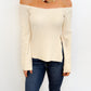 Ivory Twist Knit Top