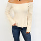 Ivory Twist Knit Top
