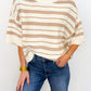Striped Ease Knit Sweater