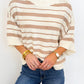 Striped Ease Knit Sweater