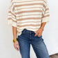 Striped Ease Knit Sweater