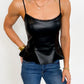 Nightfall Faux Leather Top