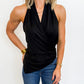 The Eclipse Draped Halter Top
