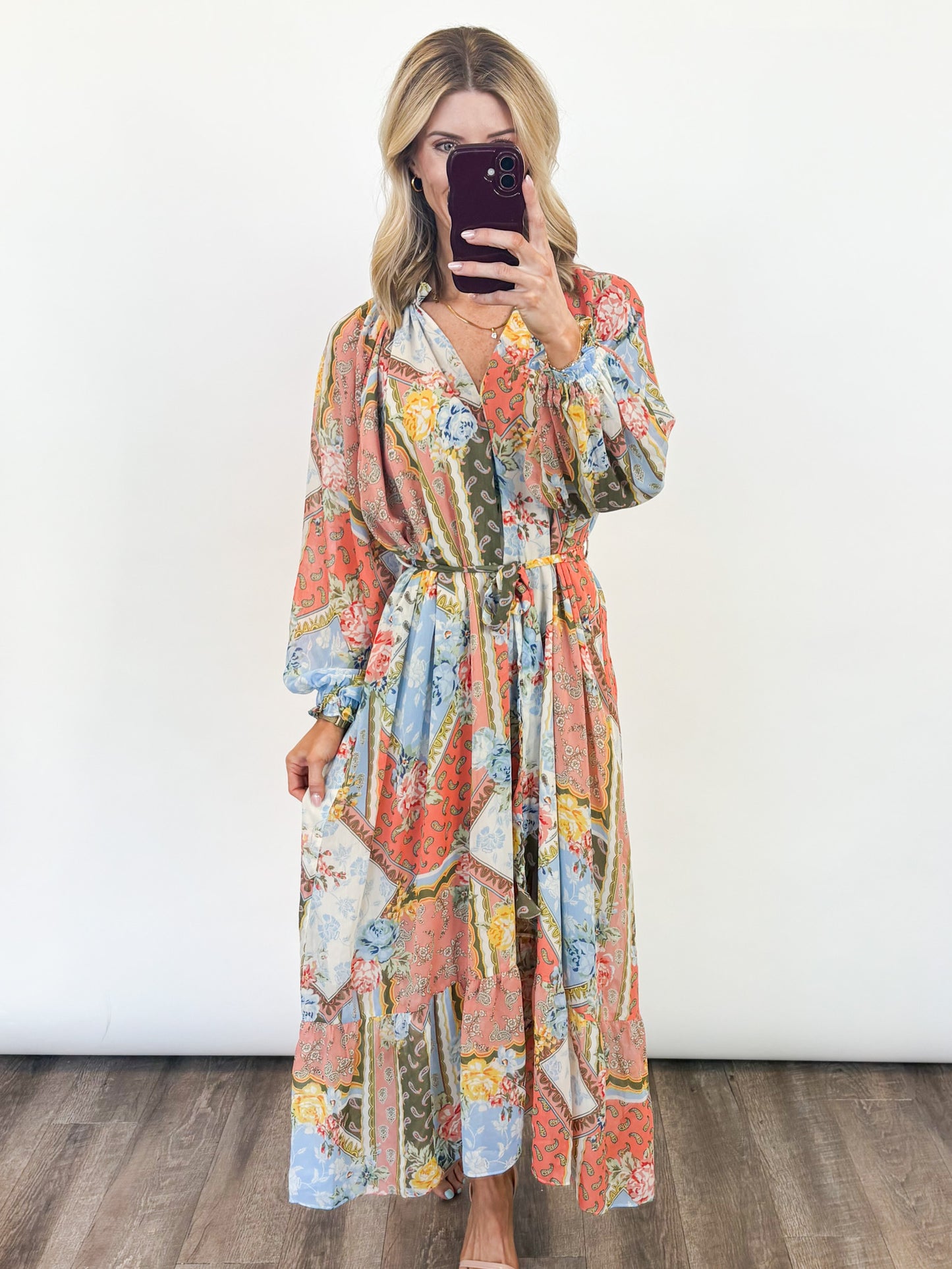 Bohemian Garden Maxi Dress