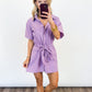 Lilac Lane Tie-Waist Romper