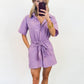 Lilac Lane Tie-Waist Romper