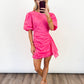Coastal Bloom Dress - PINK