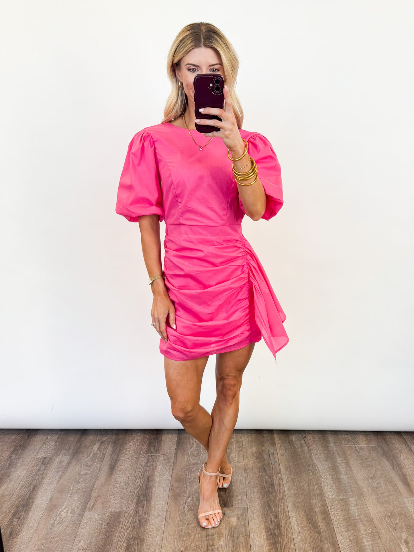 Coastal Bloom Dress - PINK
