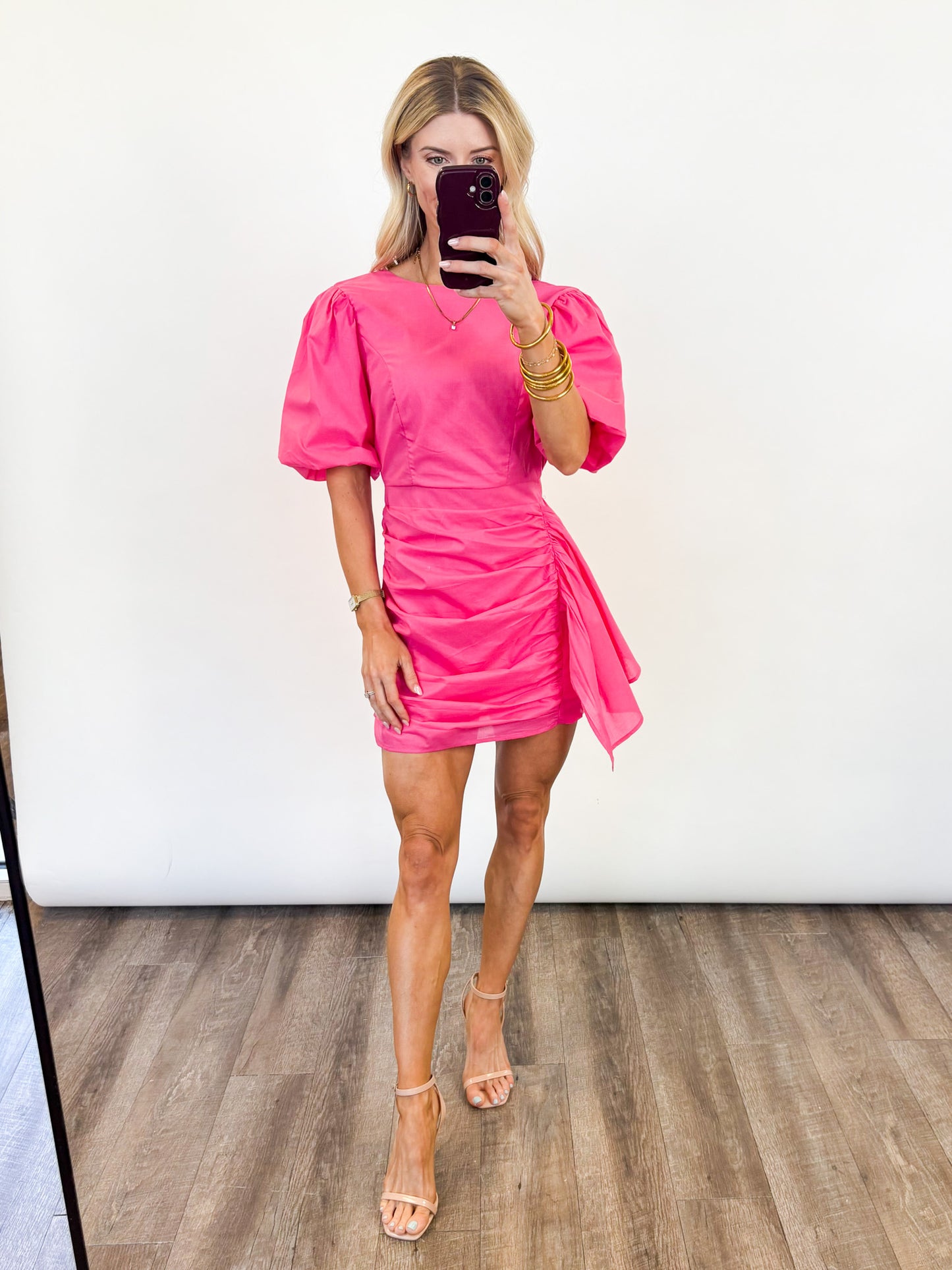 Coastal Bloom Dress - PINK