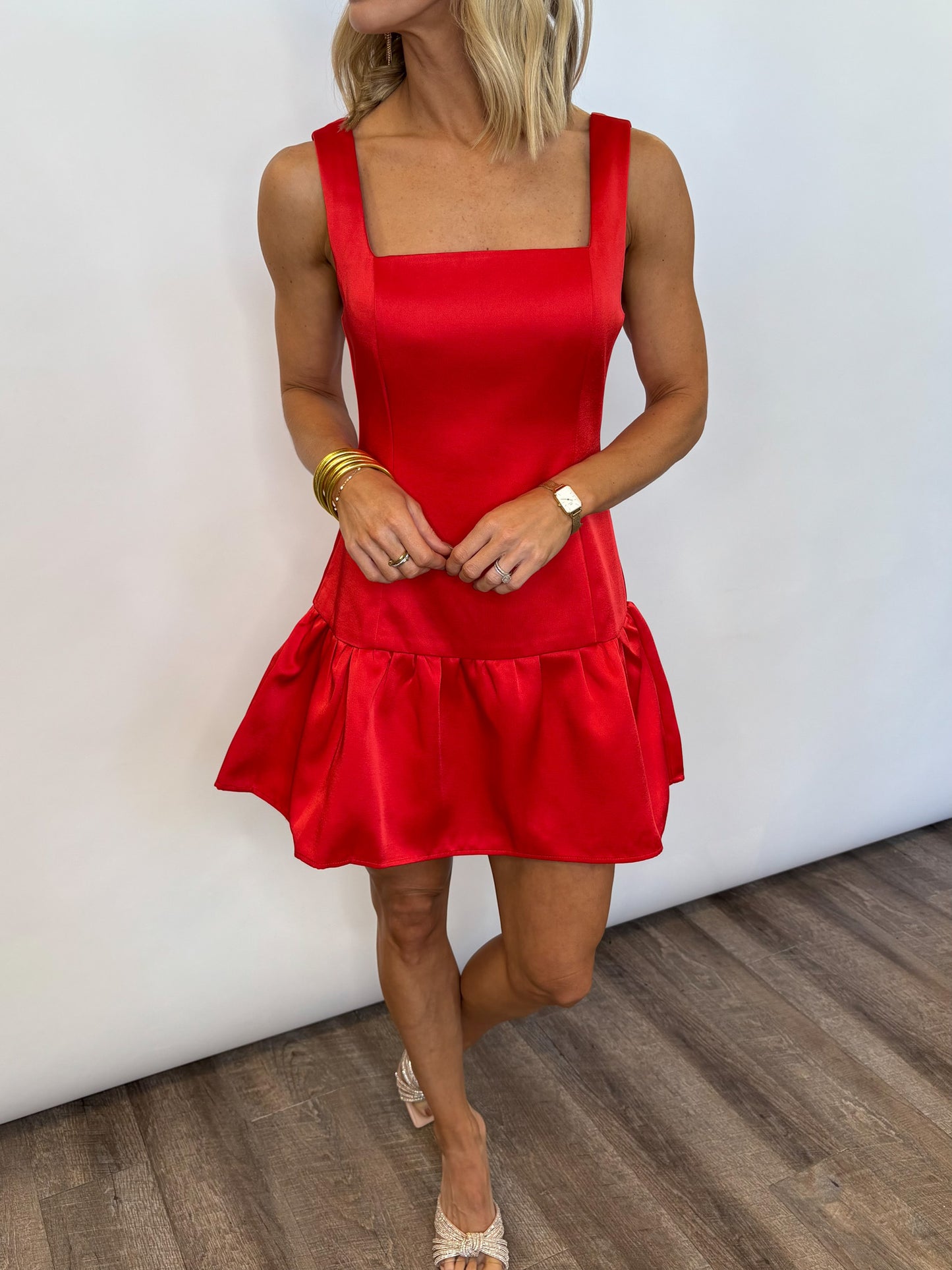 Merry Satin Mini Dress