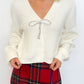 Cozy Charm Bow Sweater - 2 COLORS