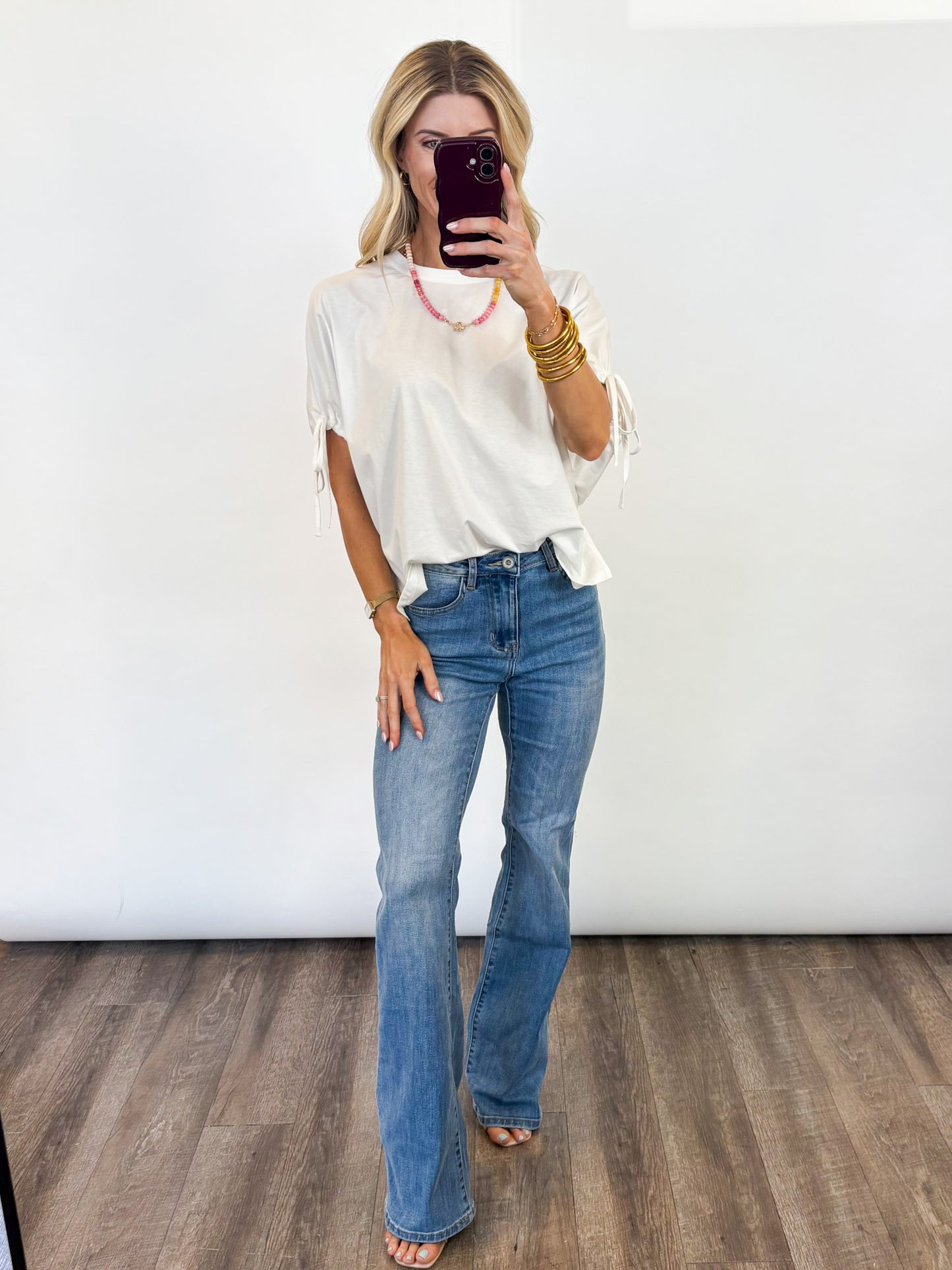 Drawstring Daily Top - 2 COLORS
