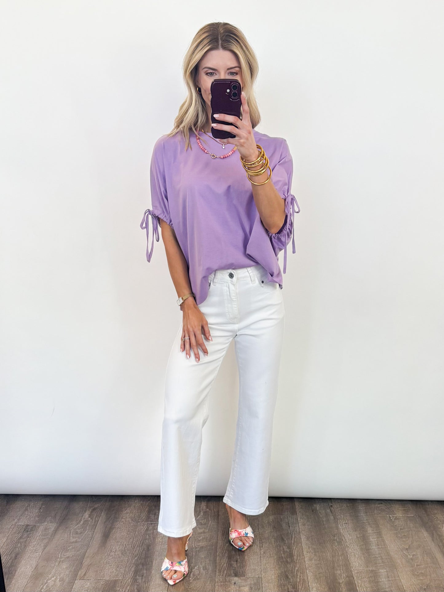 Drawstring Daily Top - 2 COLORS