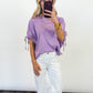 Drawstring Daily Top - 2 COLORS