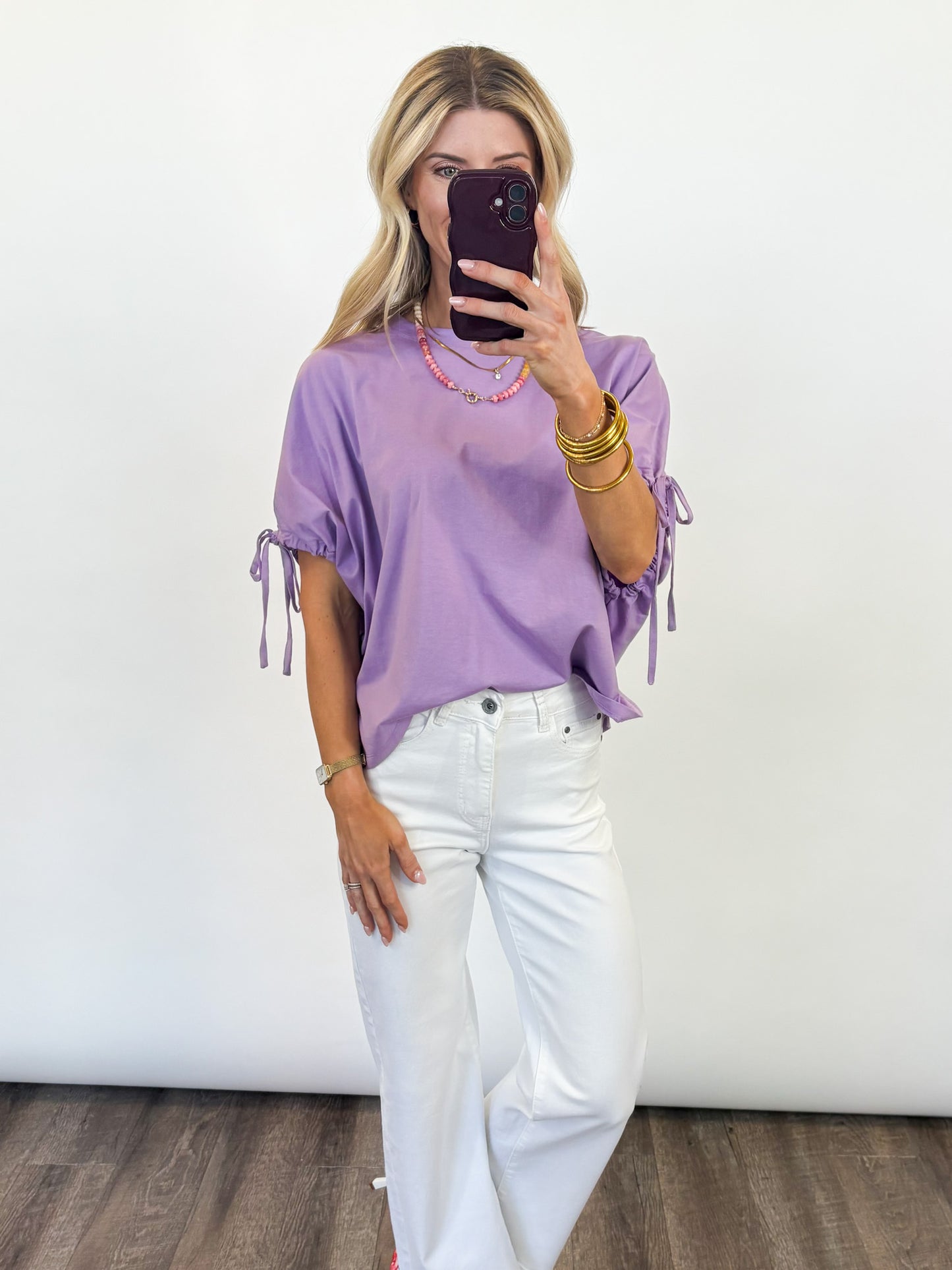 Drawstring Daily Top - 2 COLORS
