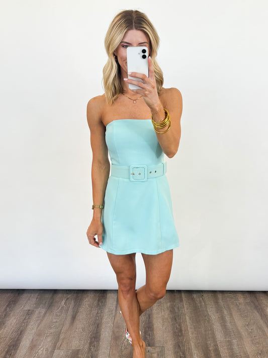 Belted Breeze Romper - 2 COLORS