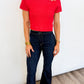 Holiday Knit Cropped Sweater