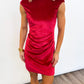 Velvet Holiday Dress - RED