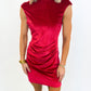 Velvet Holiday Dress - RED