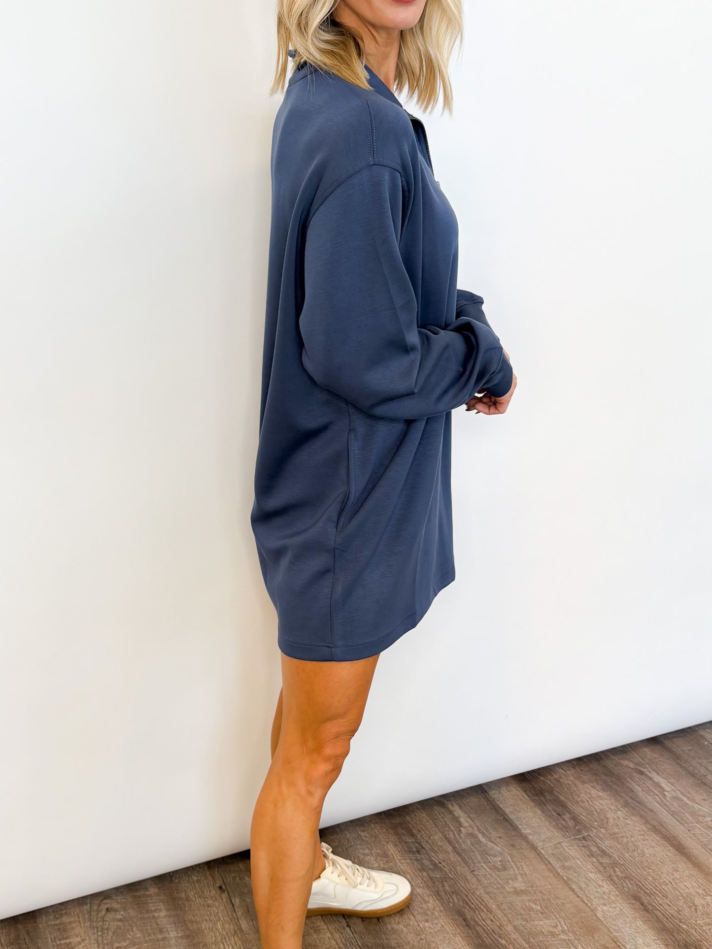 Weekend Half-Zip Dress