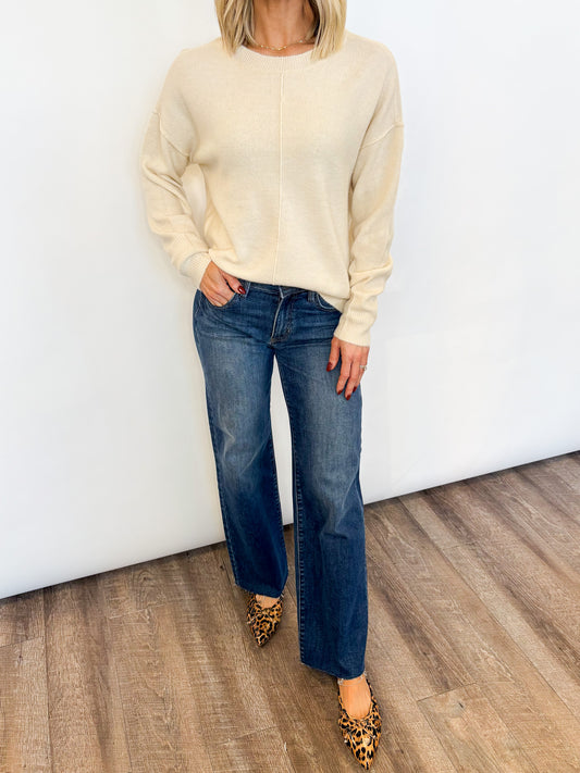 Essential Ivory Knit Sweater