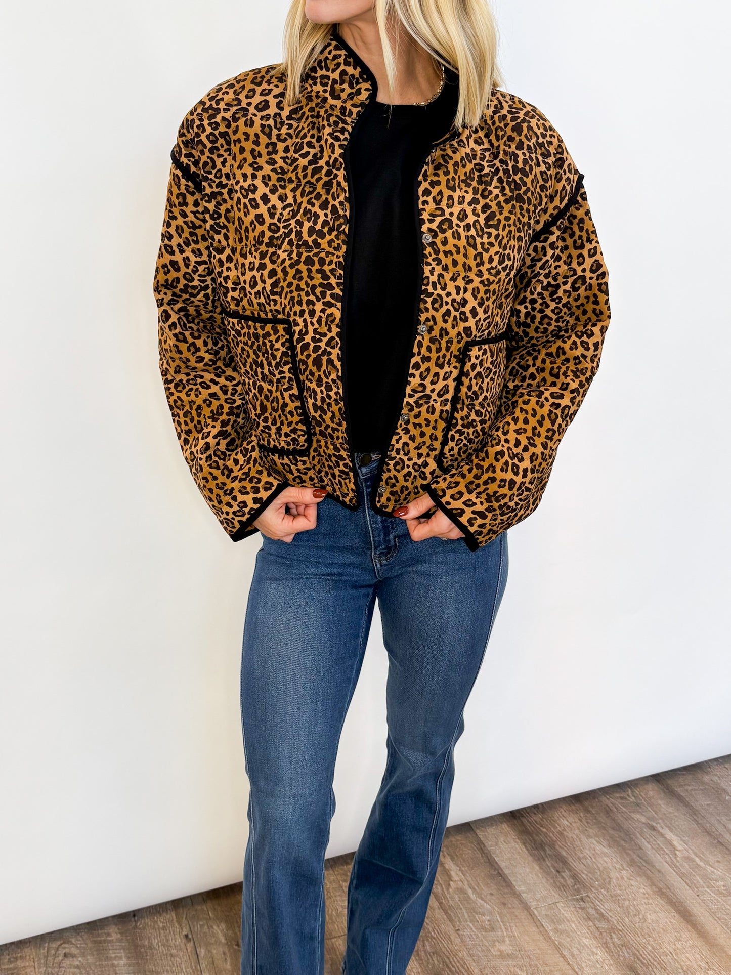 Wild Side Leopard Puffer Jacket