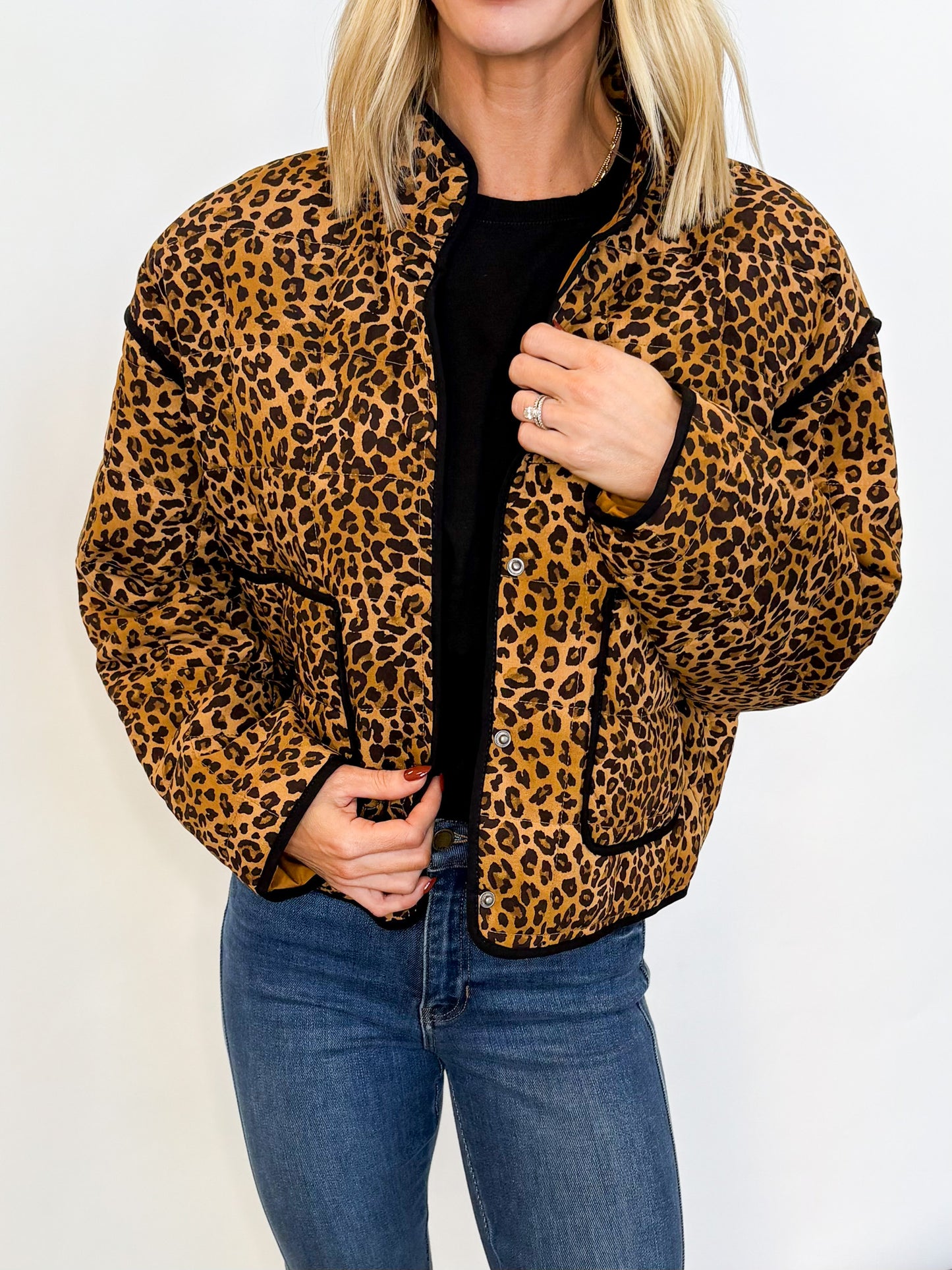 Wild Side Leopard Puffer Jacket
