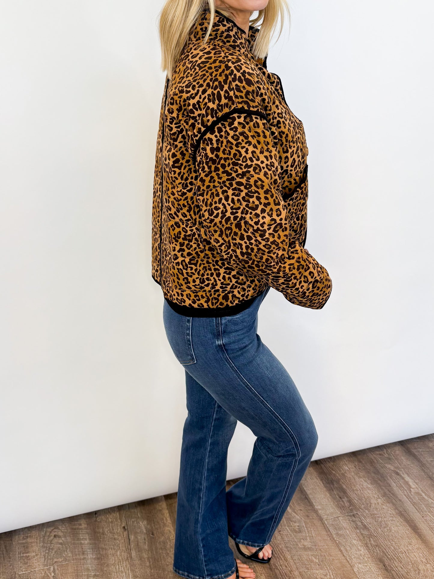 Wild Side Leopard Puffer Jacket