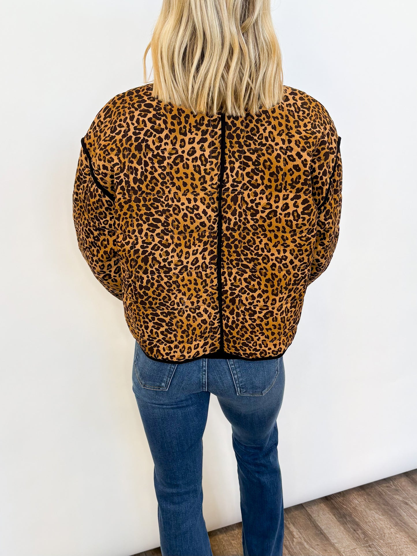 Wild Side Leopard Puffer Jacket