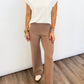 Cozy Luxe Taupe Sweater Pants