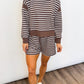 Warm Latte Stripe Set