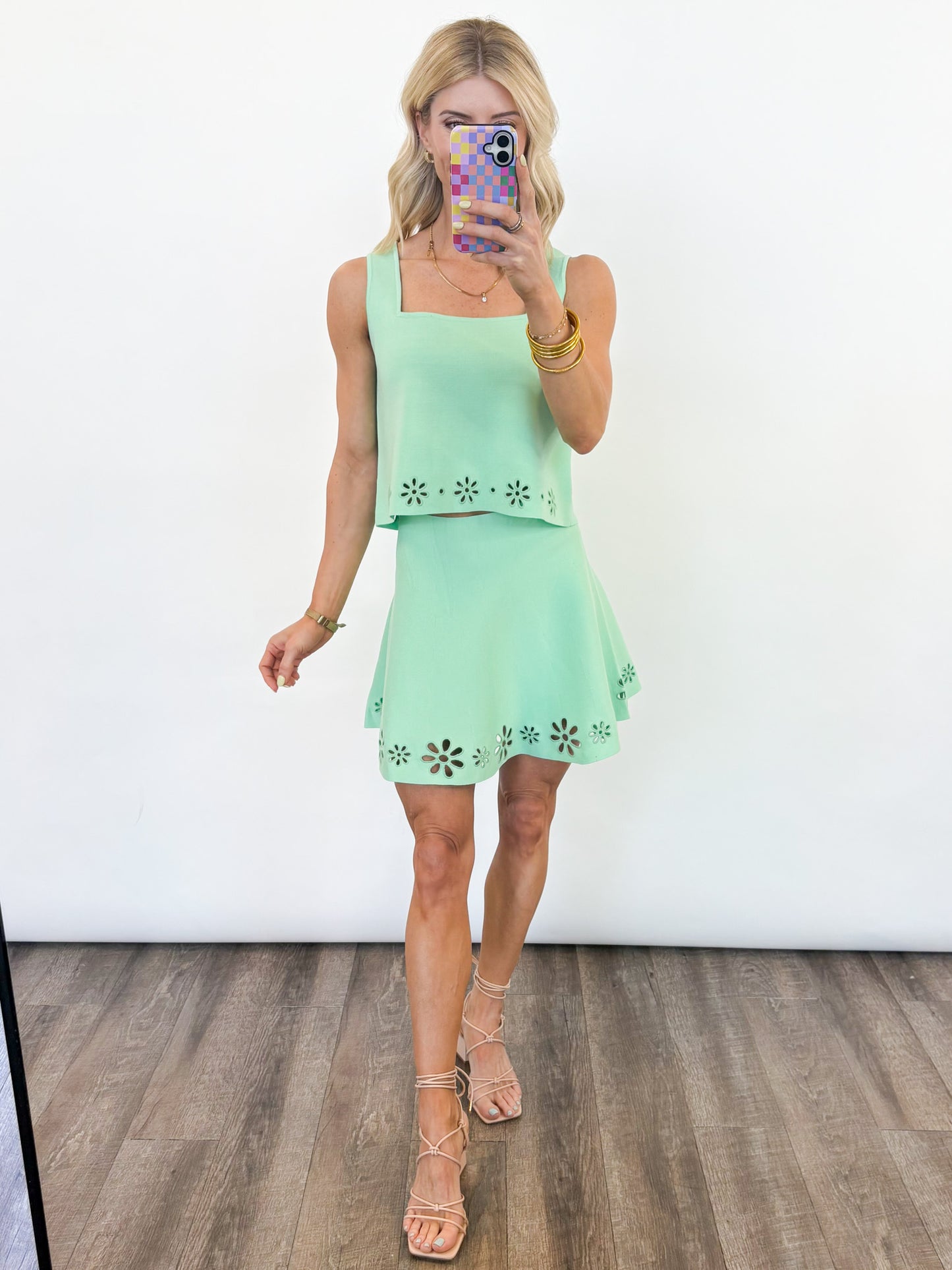 Mint To Be Floral Cutout Set