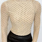 Crystal Glow Mock Neck Top