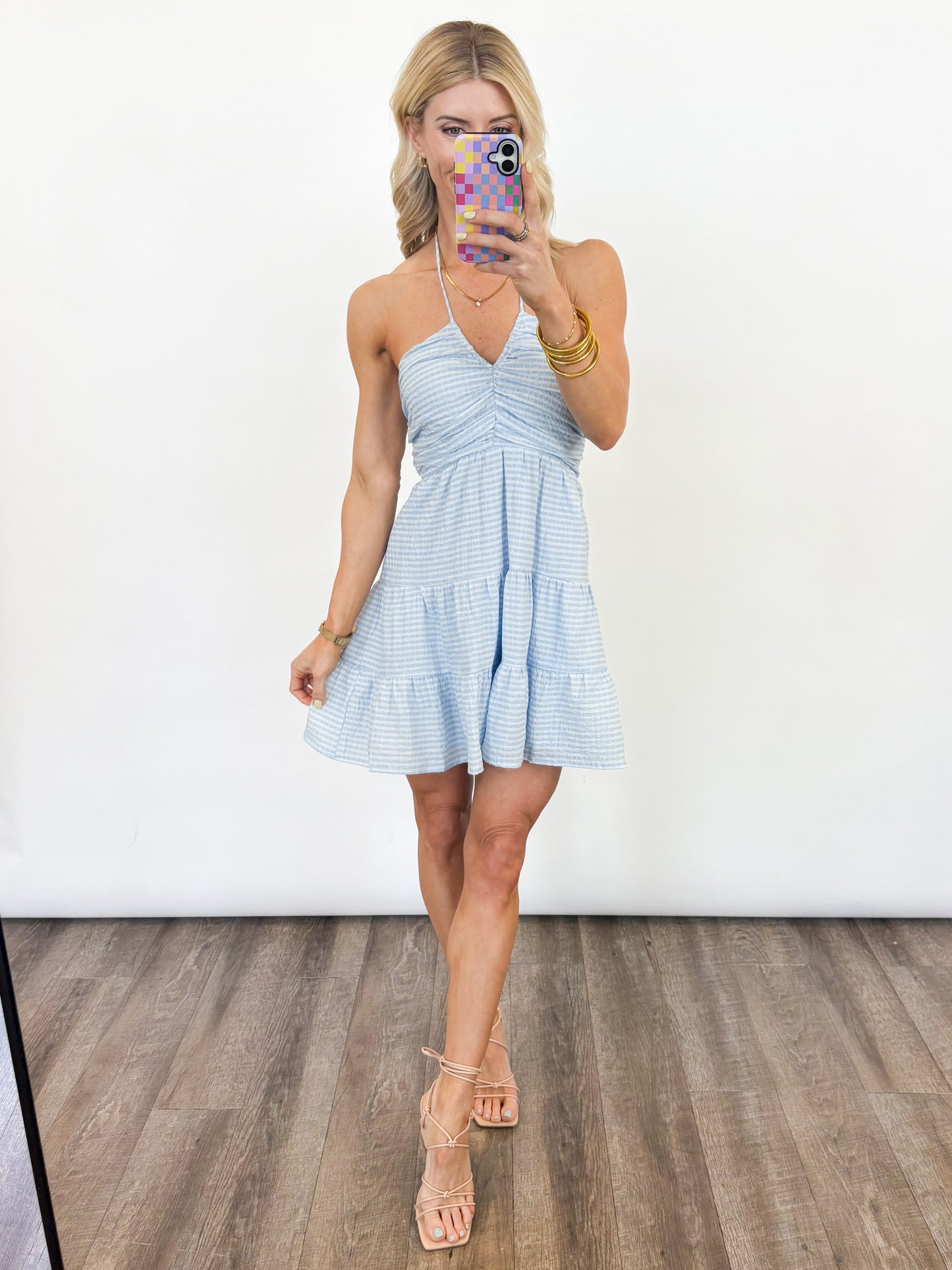 Spring Fling Gingham Dress - 2COLORS