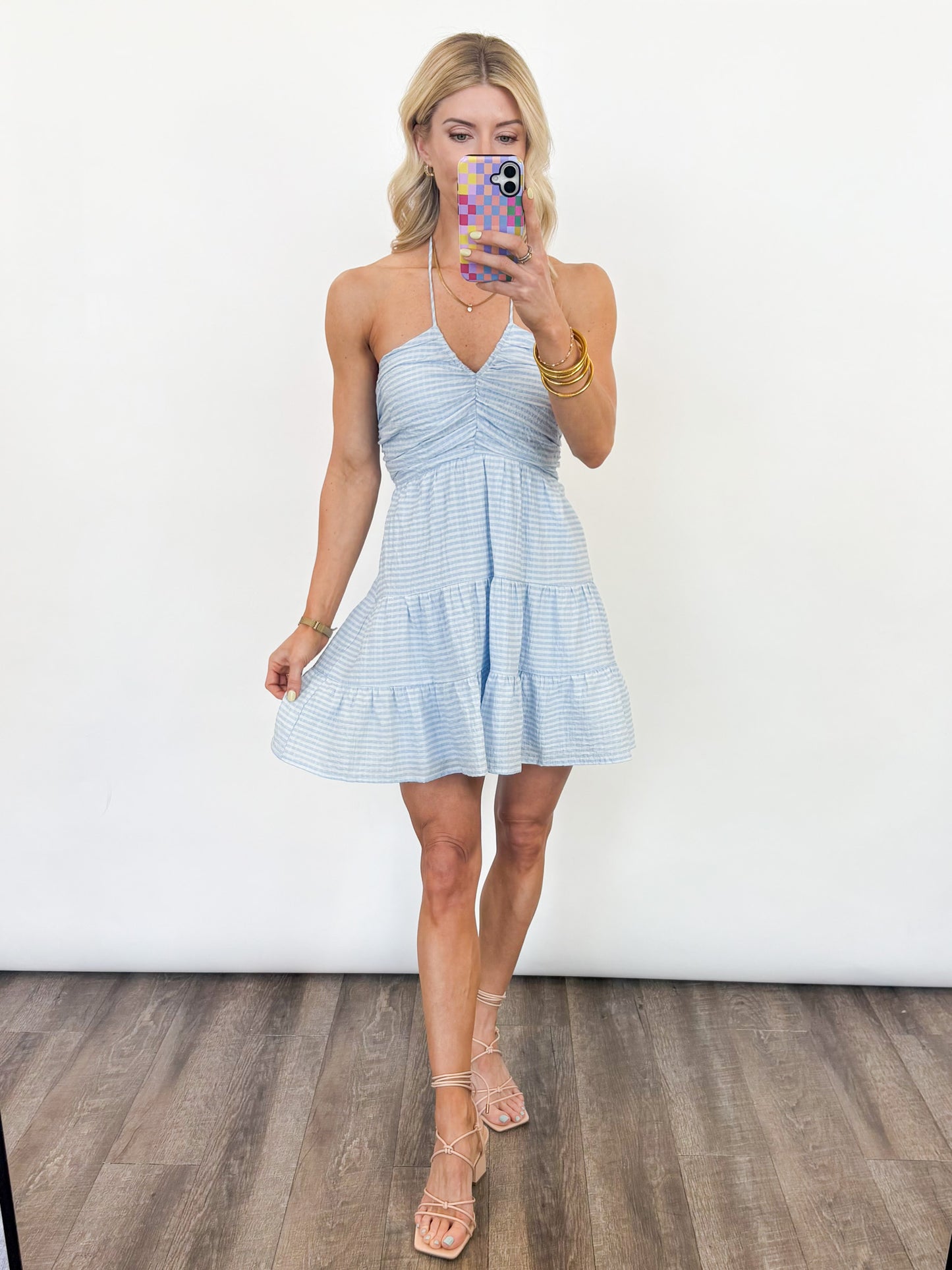 Spring Fling Gingham Dress - 2COLORS