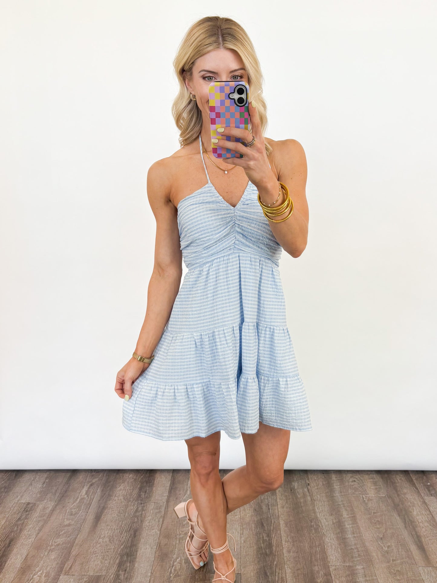 Spring Fling Gingham Dress - 2COLORS