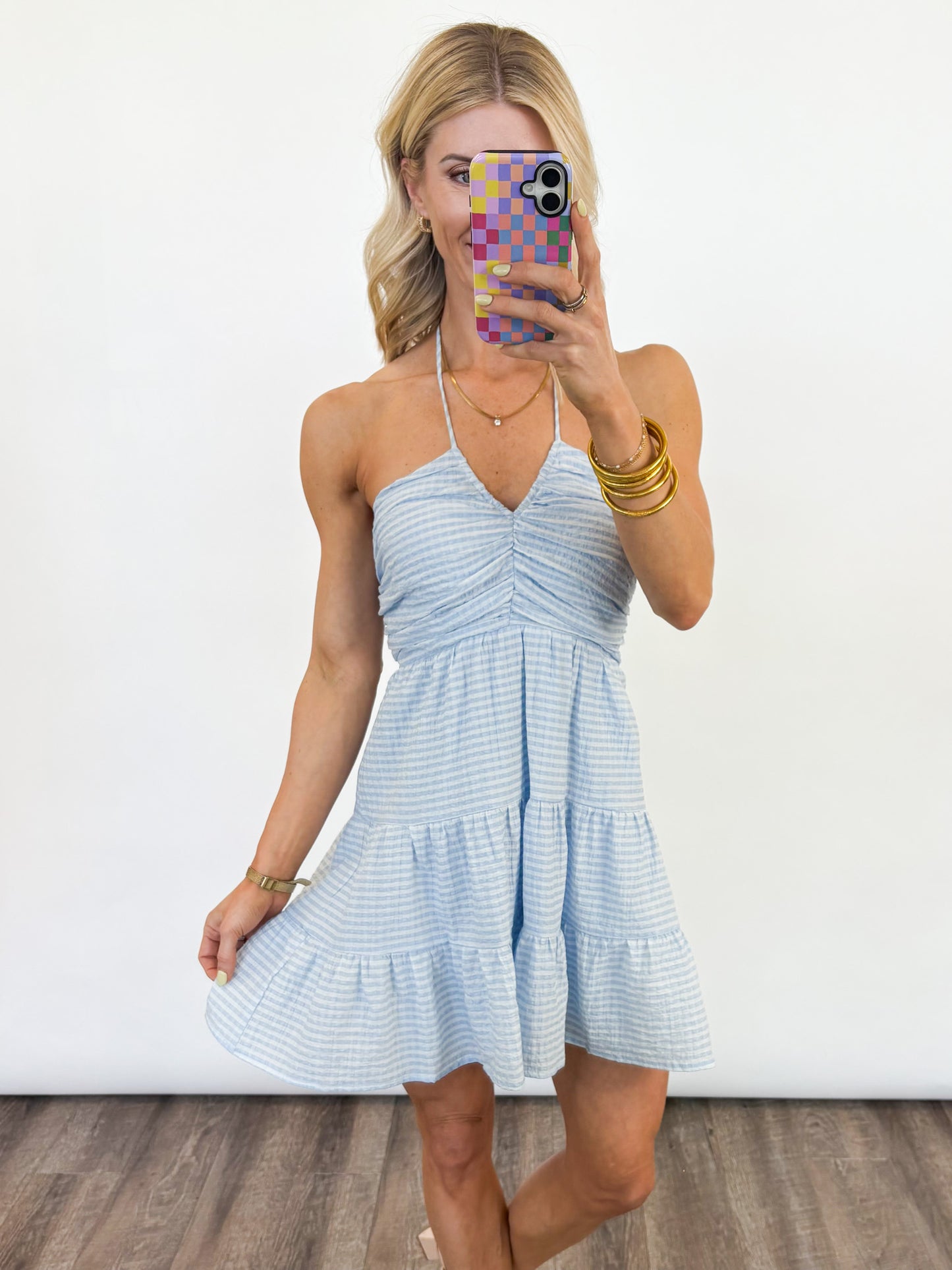 Spring Fling Gingham Dress - 2COLORS