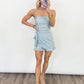 Seaside Bloom Strapless Romper