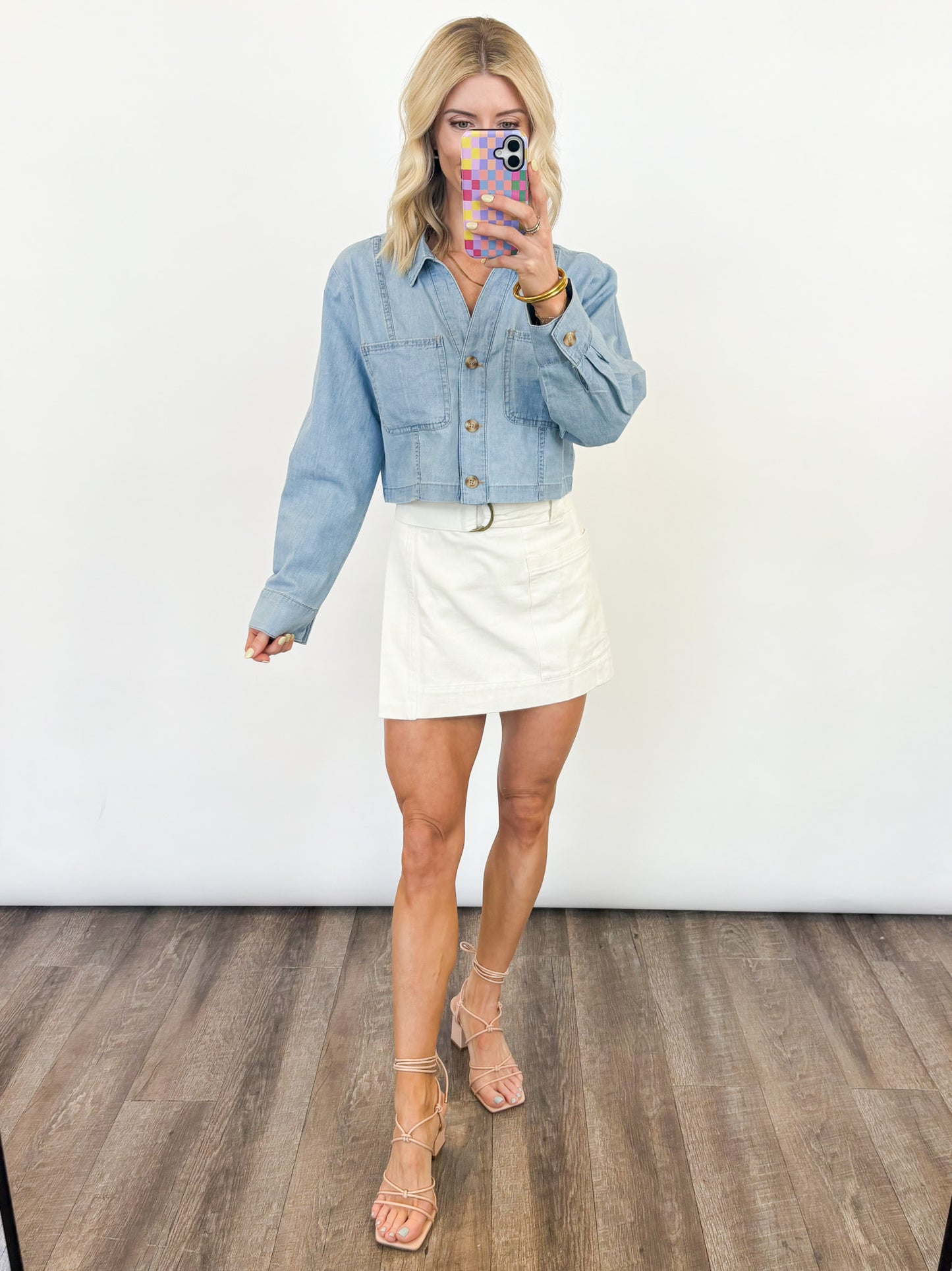 Harbor Light Denim Top