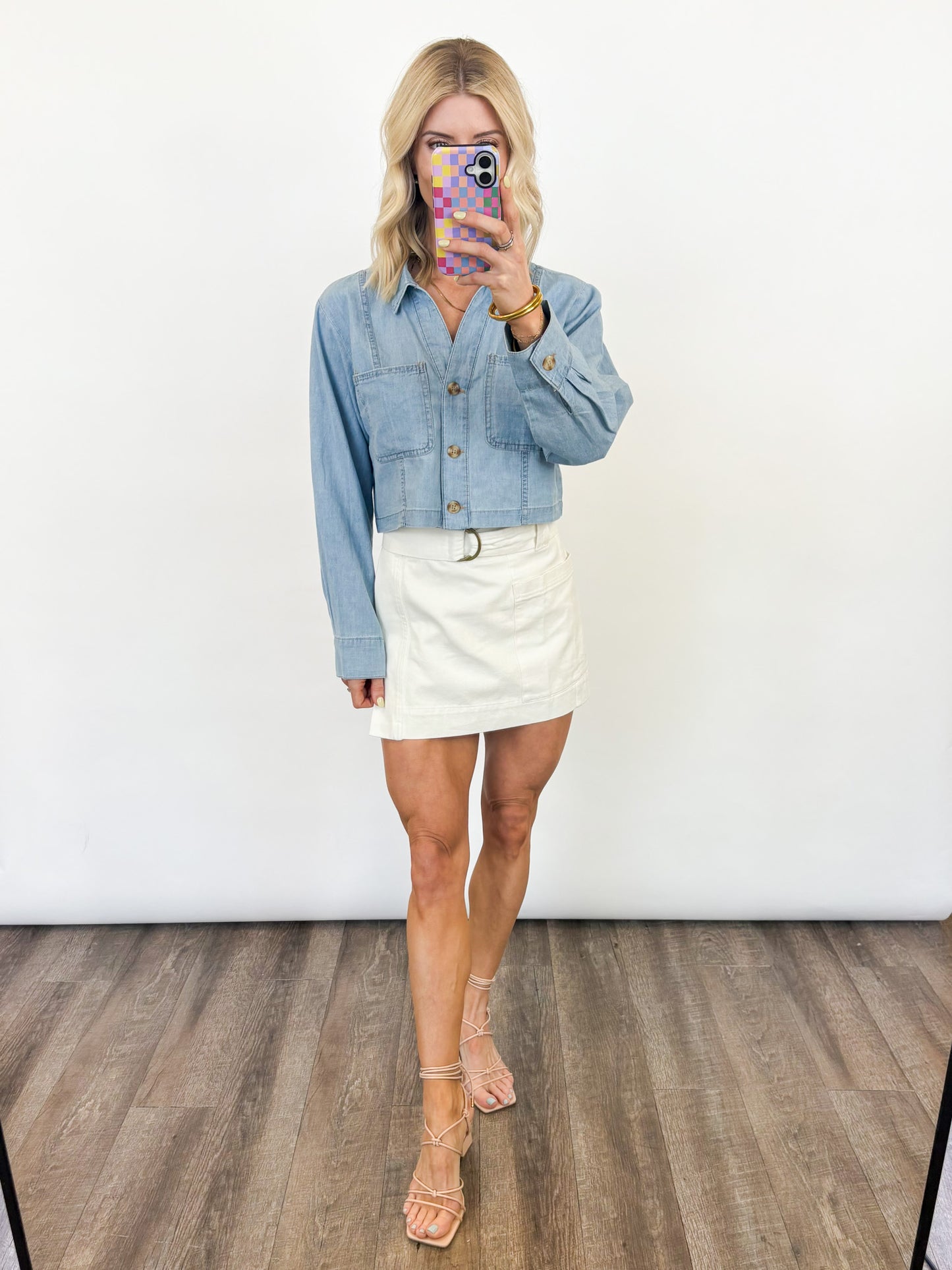 Harbor Light Denim Top