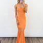 Sunset Glow Knit Maxi Dress